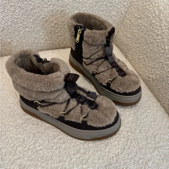 Pajar Canada Janie 2.0 Women’s Brown Snow Boots Size 7 - Picture 5 of 9